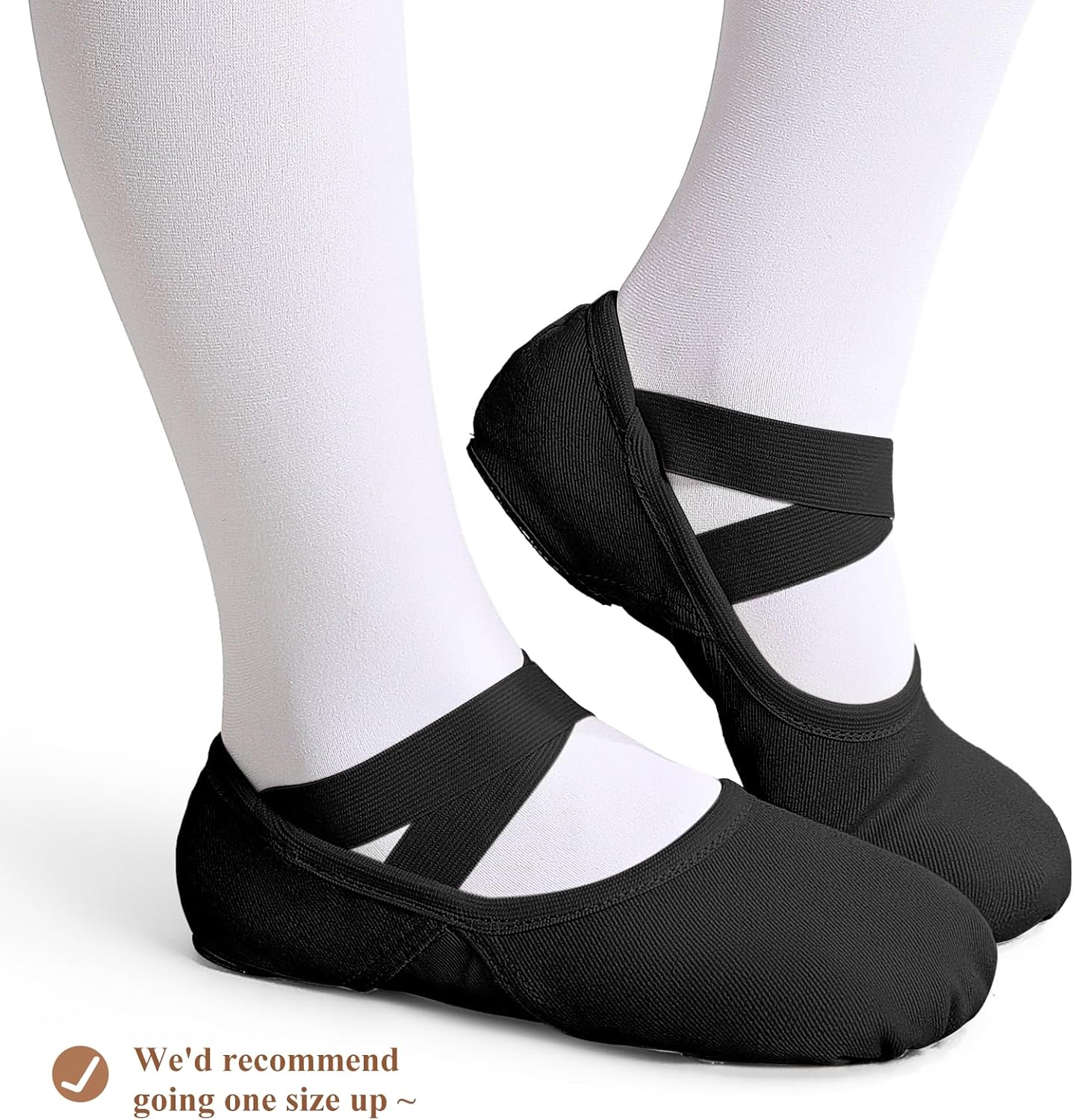 Thumbnail 1 de GroYolan Ballet Shoes for Girls and Women – Stretchy Mesh Split-Sole Ballet Flats