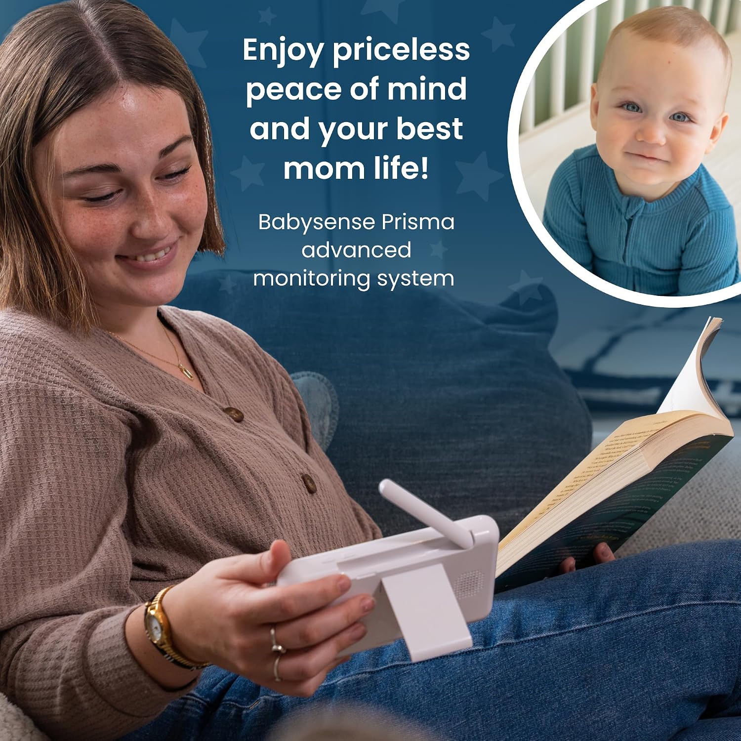 Detalle 2 de Babysense Prisma 5” HD Baby Monitor with 2 Cameras