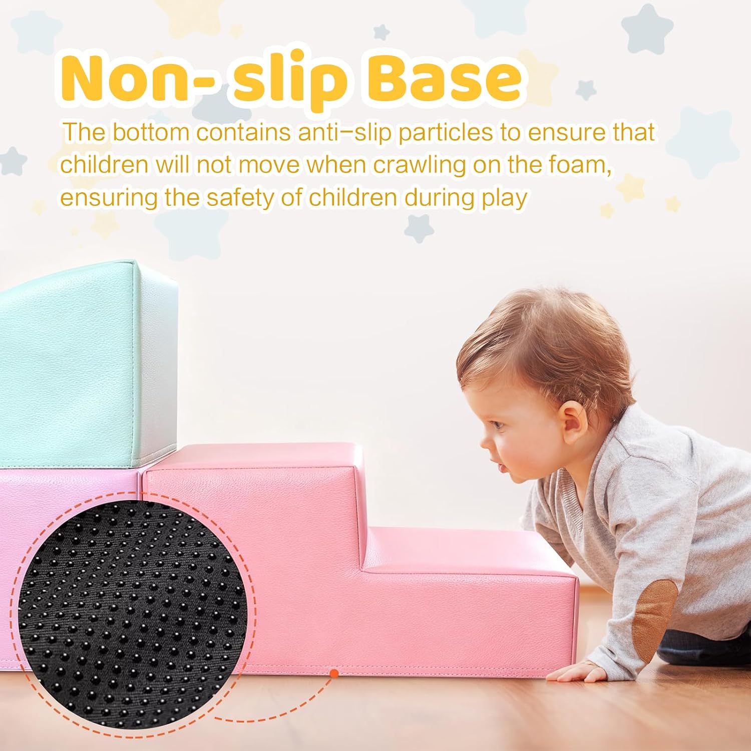 Detalle de Hoohtoot Foam Climbing Blocks 5-piece