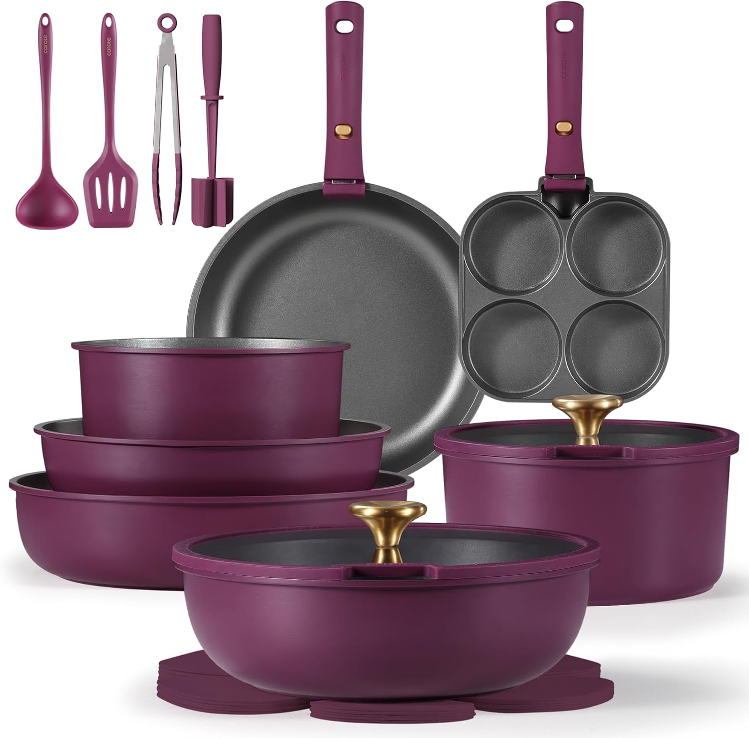 Detalle de CAROTE 21pcs Pots and Pans Set