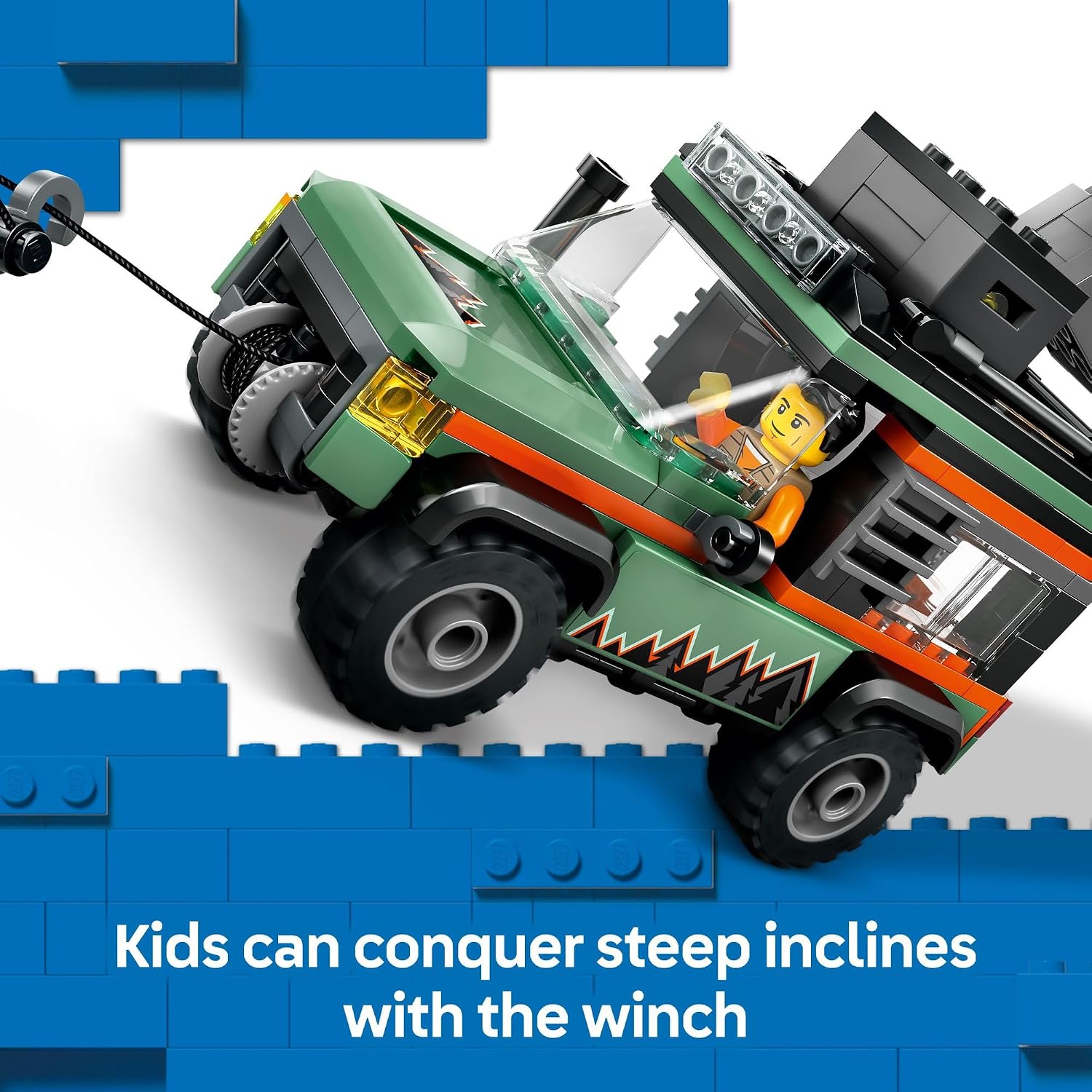 Thumbnail 4 de LEGO City Off-Road 4x4 Mountain Truck (60447) - Adventure Building Set for 6+