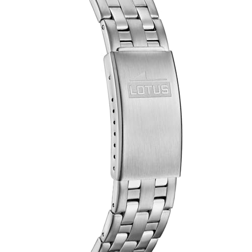 Detalle 2 de LOTUS Reloj Hombre Analógico de Acero Inoxidable 316L con Cronógrafo y Cristal Mineral
