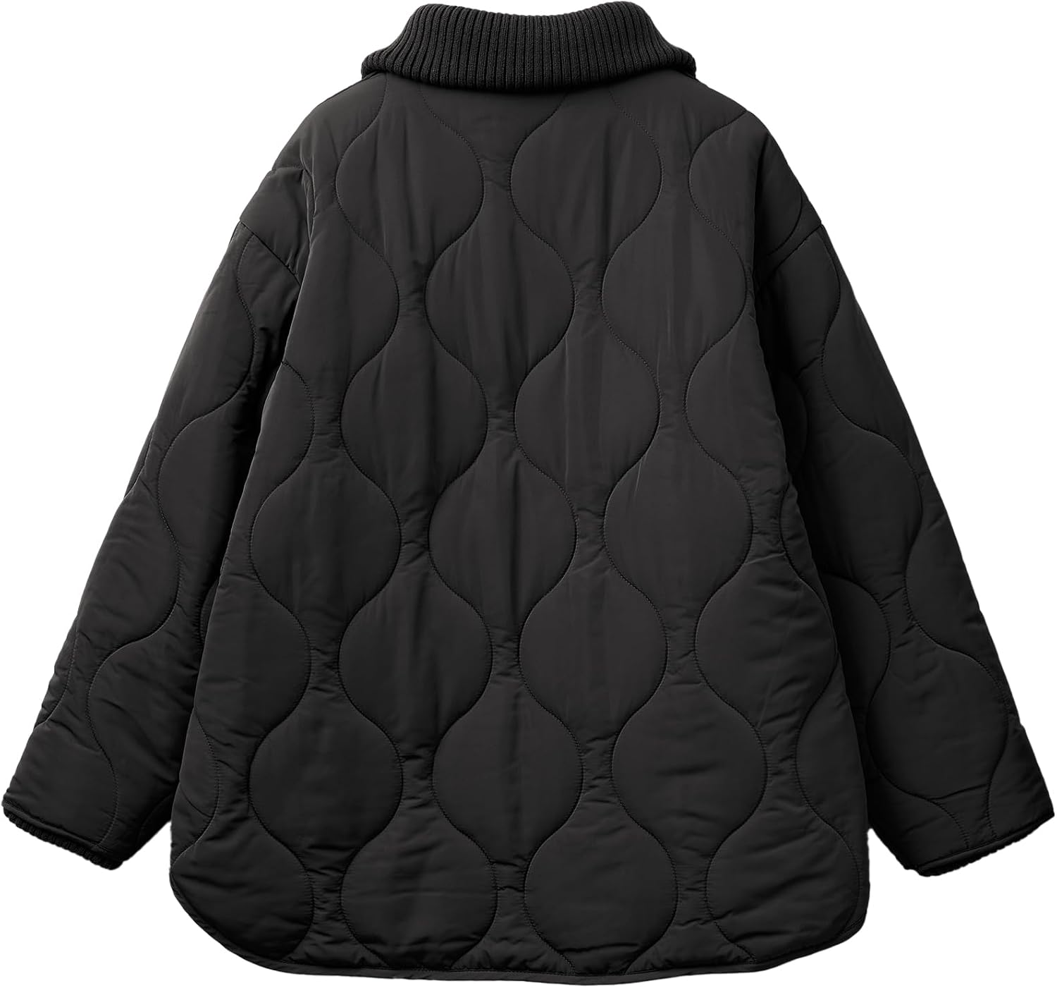 Detalle de United Colors of Benetton giubbotto donna 2R1VDN08J in nylon trapuntato con zip