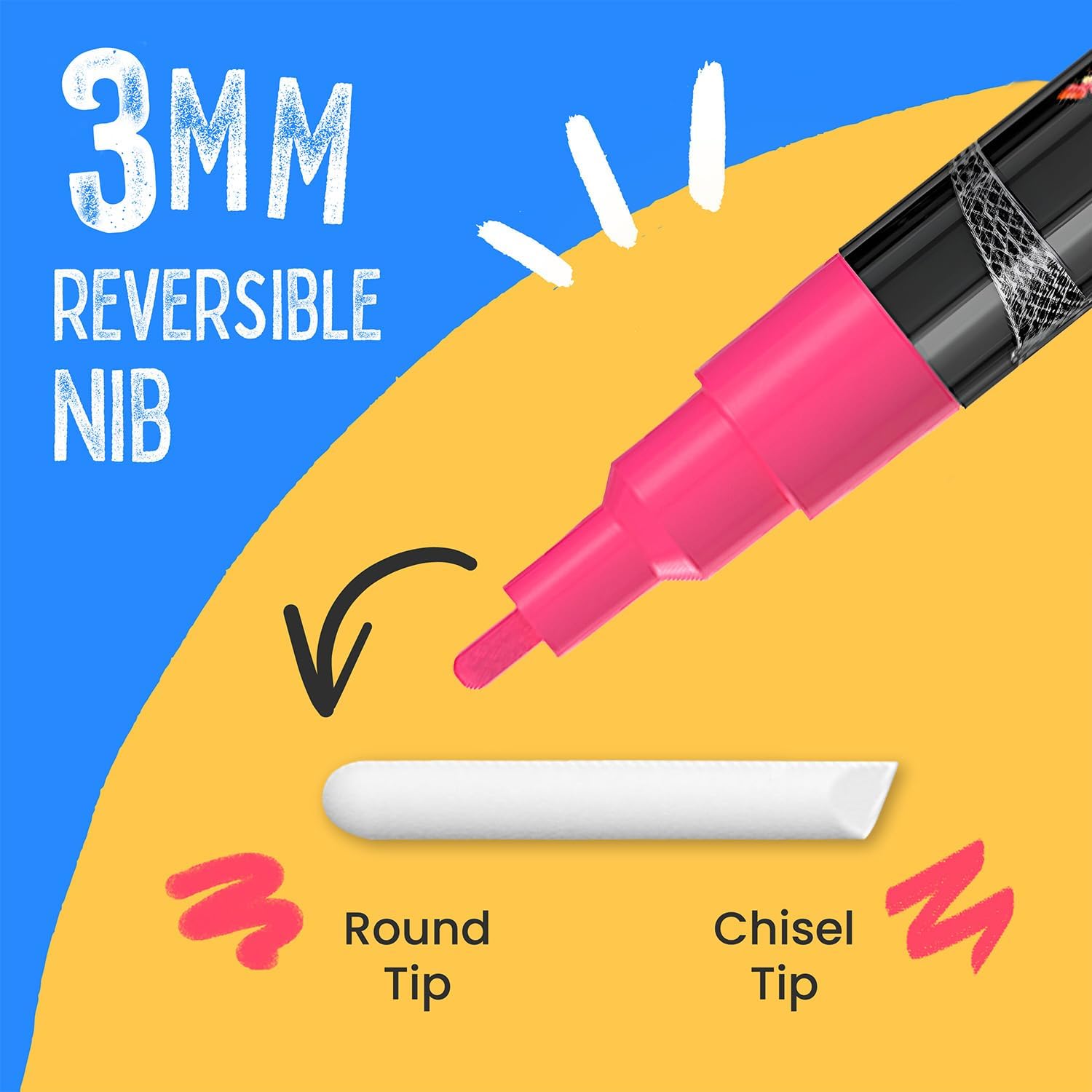 Detalle de Chalkola Chalk Markers 21 pack, 3mm tip