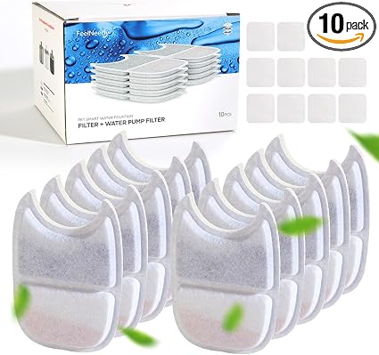 Detalle de Filtros de Fuente para Gatos FEELNEEDY YPD-C004 🐱 5 Meses