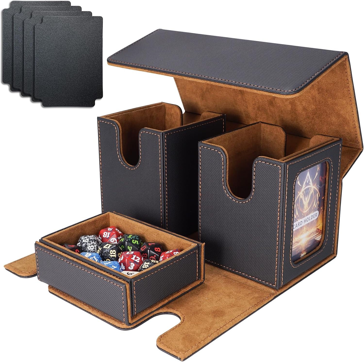 Detalle de AFIING Commander Deck Box 220 cards 🃏