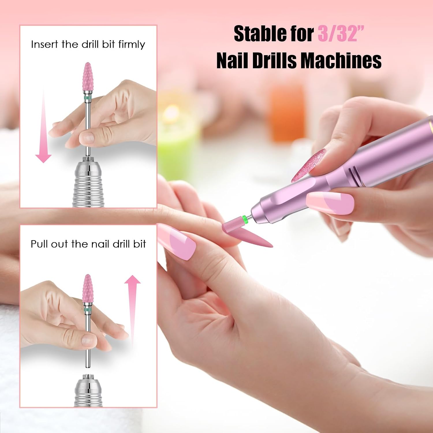 Thumbnail 5 de Keramik Nagelfräser Bits Set 3/32 Zoll