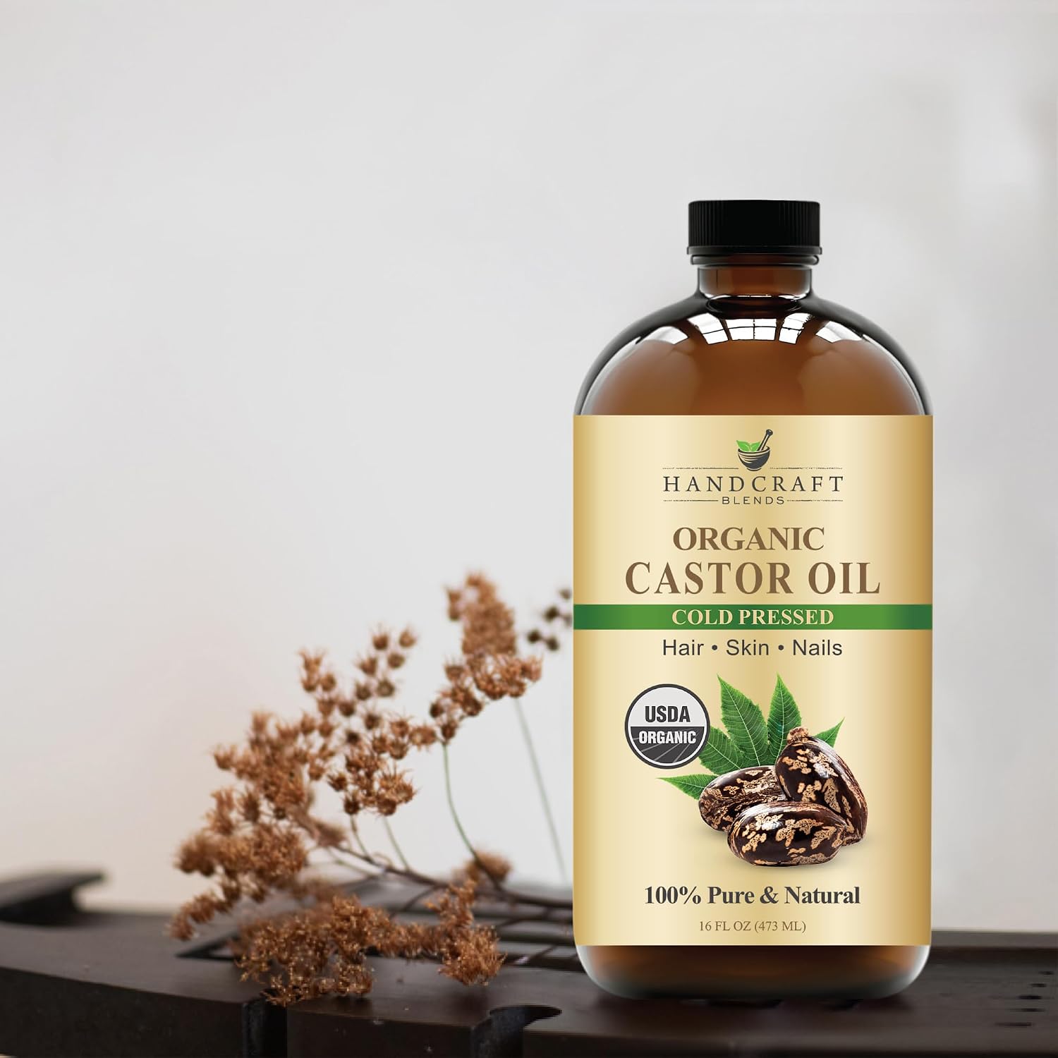 Thumbnail 6 de Handcraft Blends Cold-Pressed Castor Oil, 16 Fl Oz ⚙