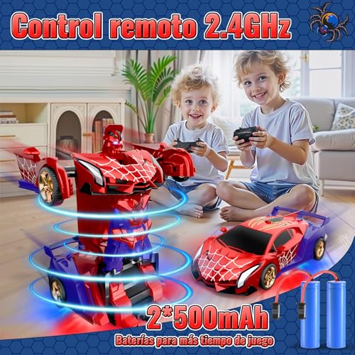 Thumbnail 6 de Coche Teledirigido Mirthigig Transform 2 en 1 (2,4 GHz) con robot y rotación 360°