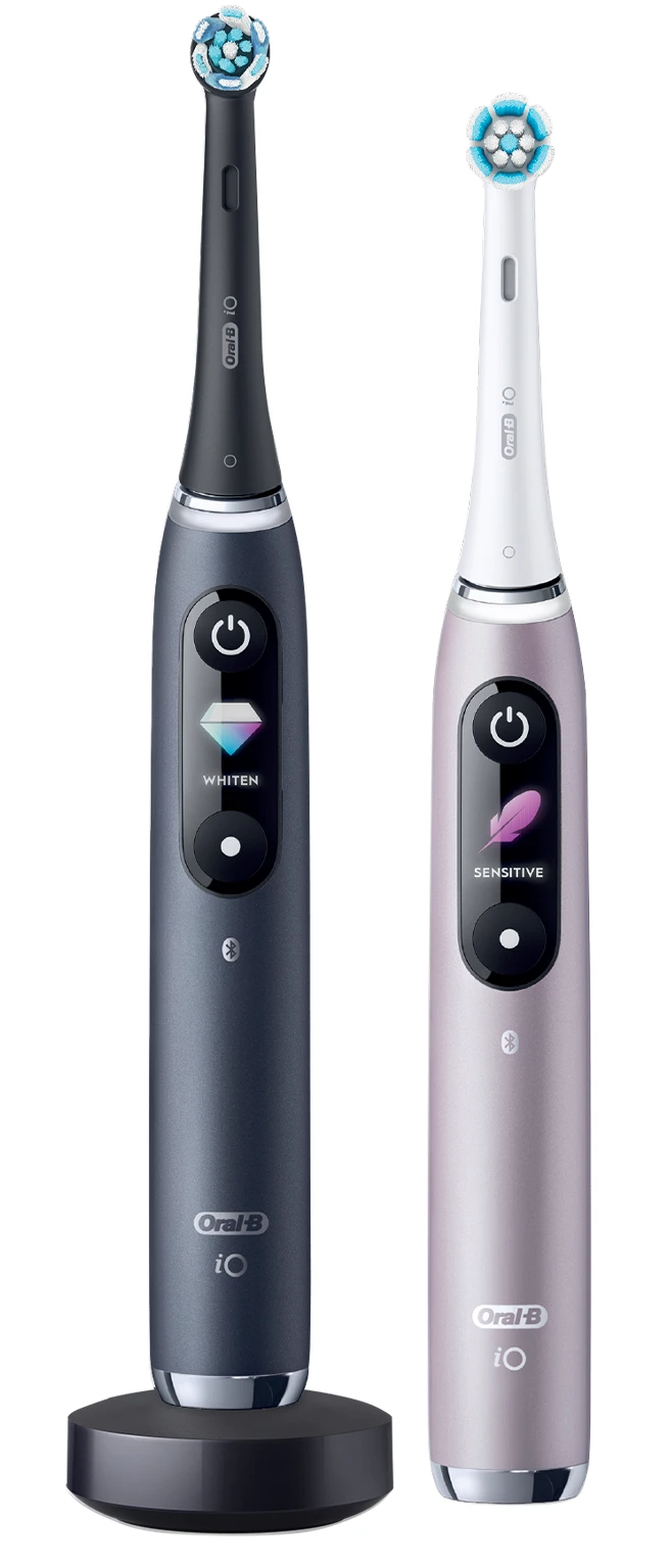 Thumbnail 9 de Oral-B iO9n Doppelpack Rose Quartz & Onyx Schwarz