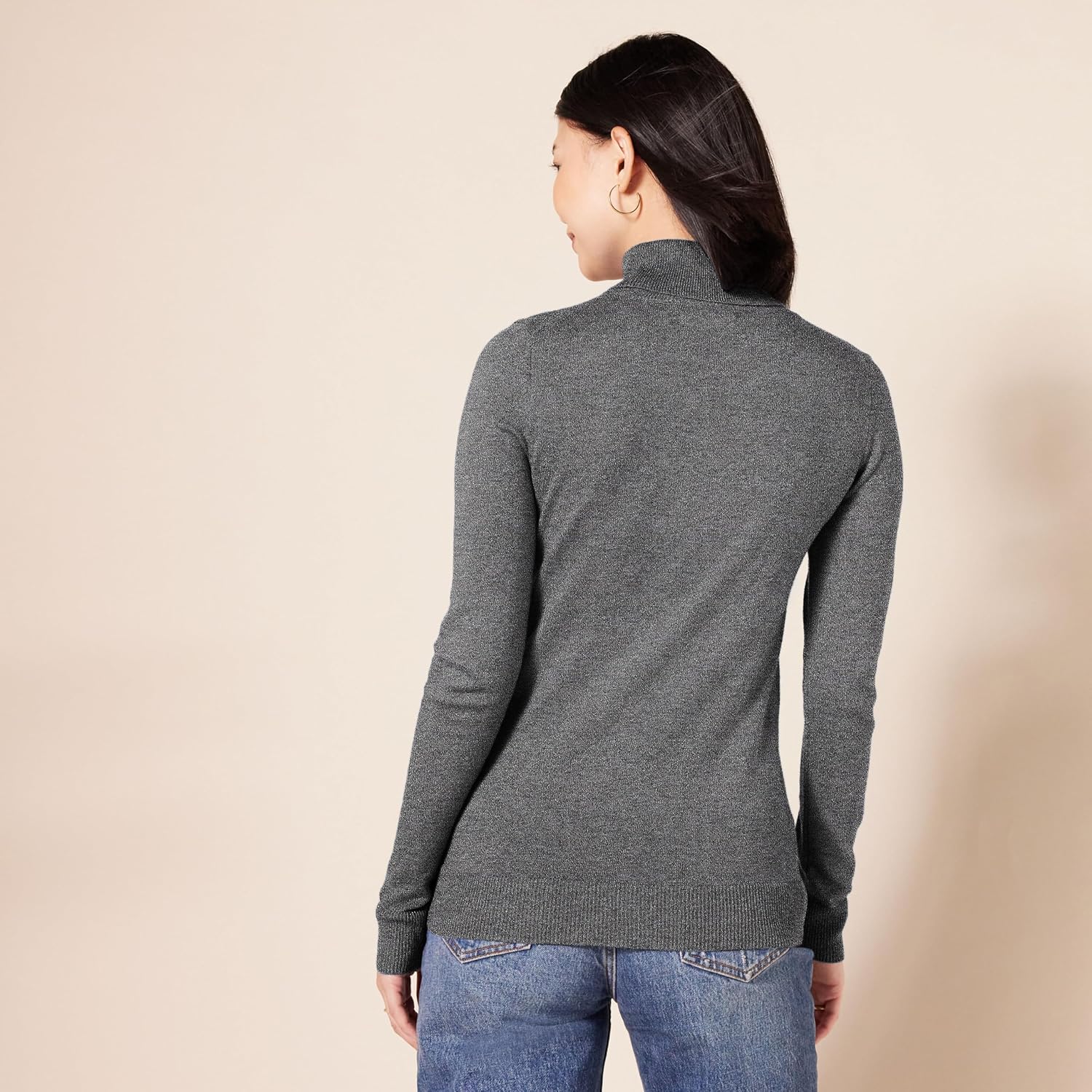Thumbnail 1 de Amazon Essentials Damen leichter Rollkragenpullover mit langen Ärmeln – klassischer Schnitt (inkl. Übergrößen)