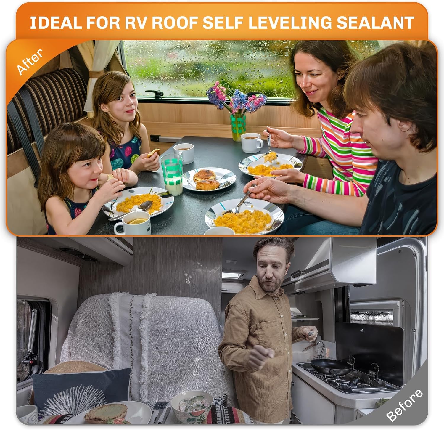 Detalle 2 de WELLUCK RV roof lap sealant, white