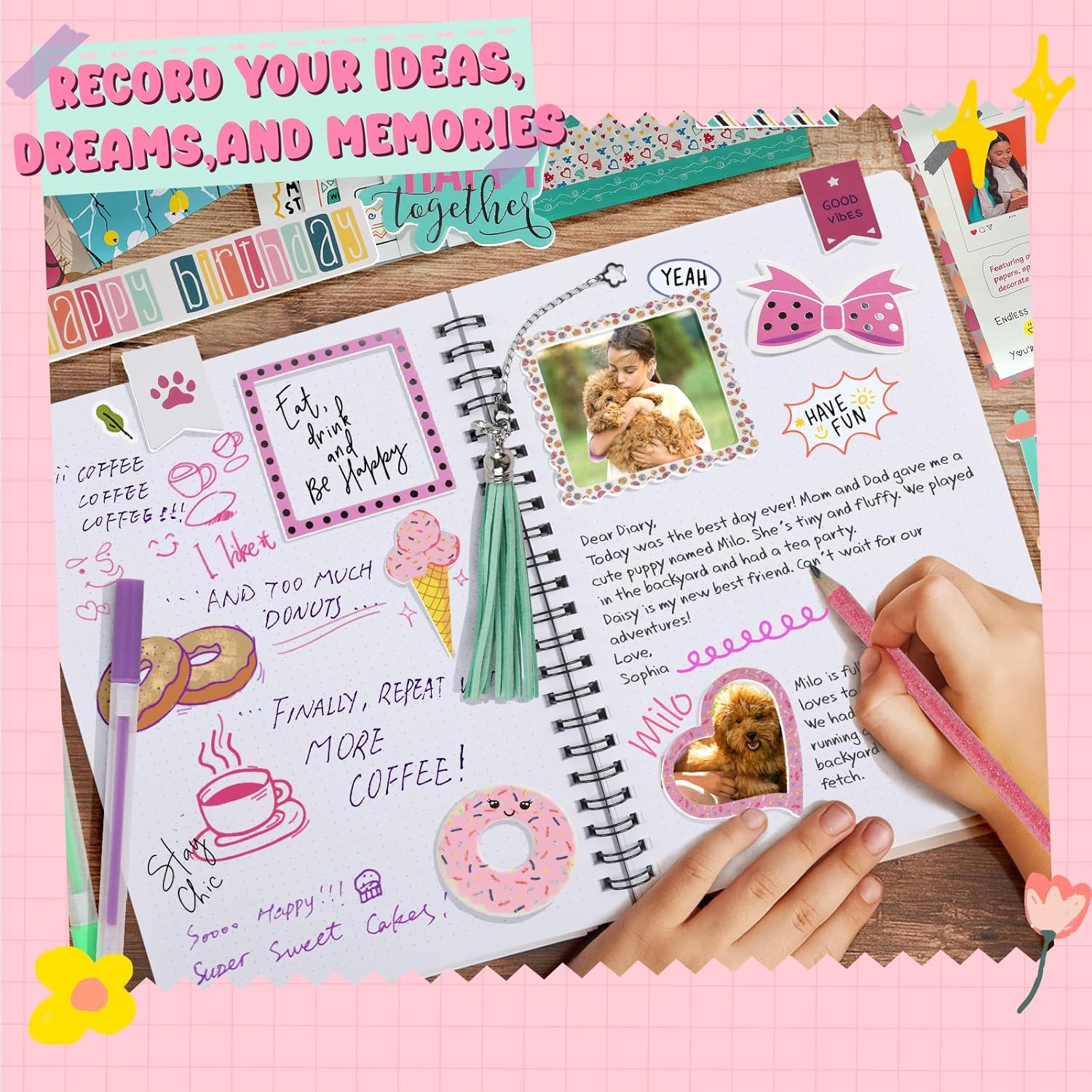 Thumbnail 2 de EDUMAN DIY Journal Kit for Girls 🎨