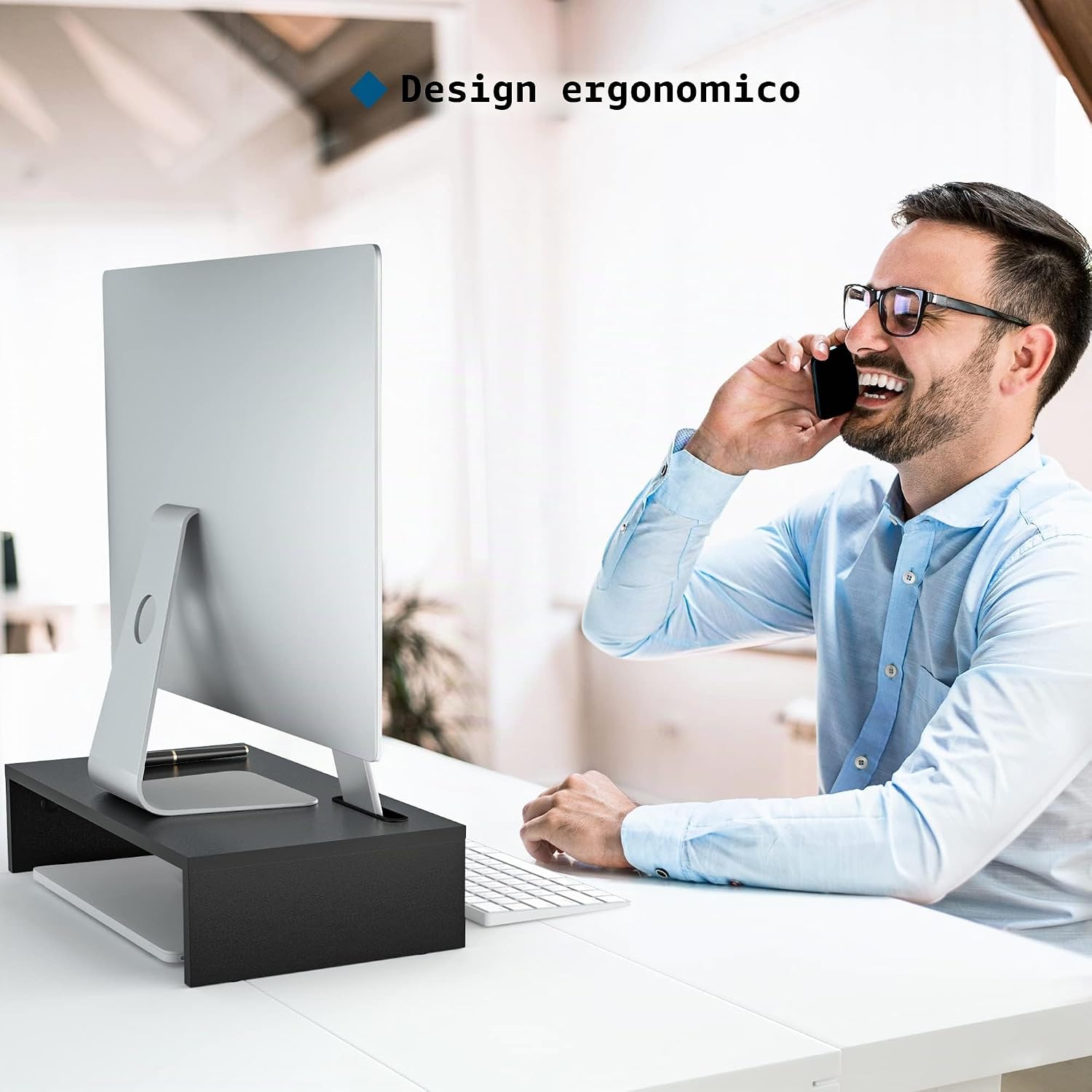 Detalle de BONTEC supporto monitor ergonomico 30 kg