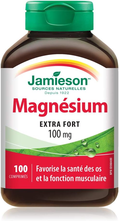 Detalle 2 de Jamieson Extra Strength Magnesium 100 mg Tablets, 5 Magnesium Sources