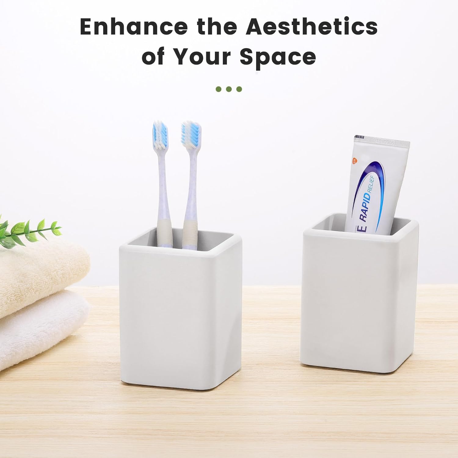 Thumbnail 6 de Luxspire Zahnbürstenhalter 2 Stück Zahnbürstenhalter