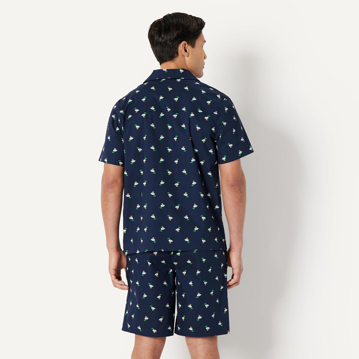 Thumbnail 2 de Amazon Essentials Men's Lightweight Woven Shorts Pyjama Set with Notch Collar