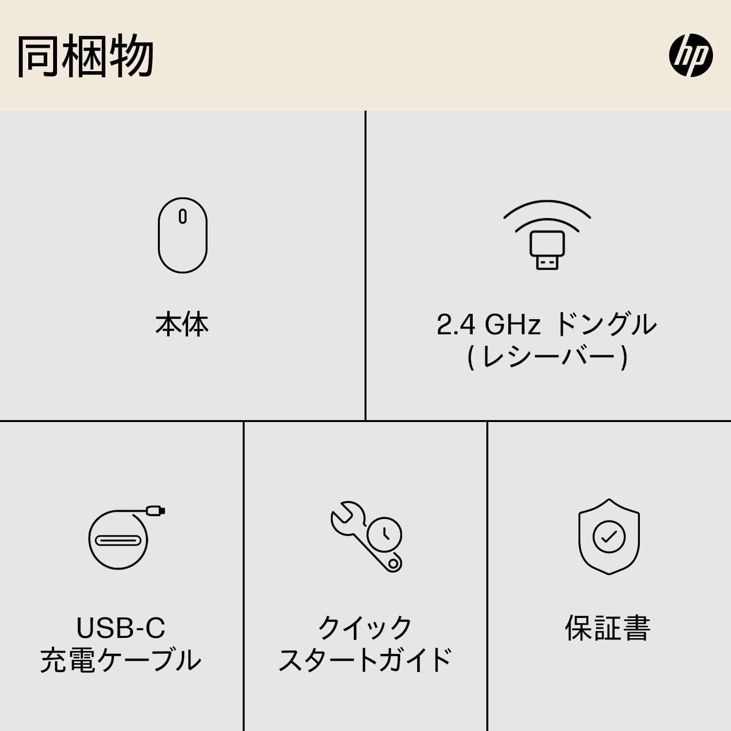Thumbnail 5 de HP HP 710 ワイヤレスマウス 4方向スクロール・最大3台接続・USB-C充電