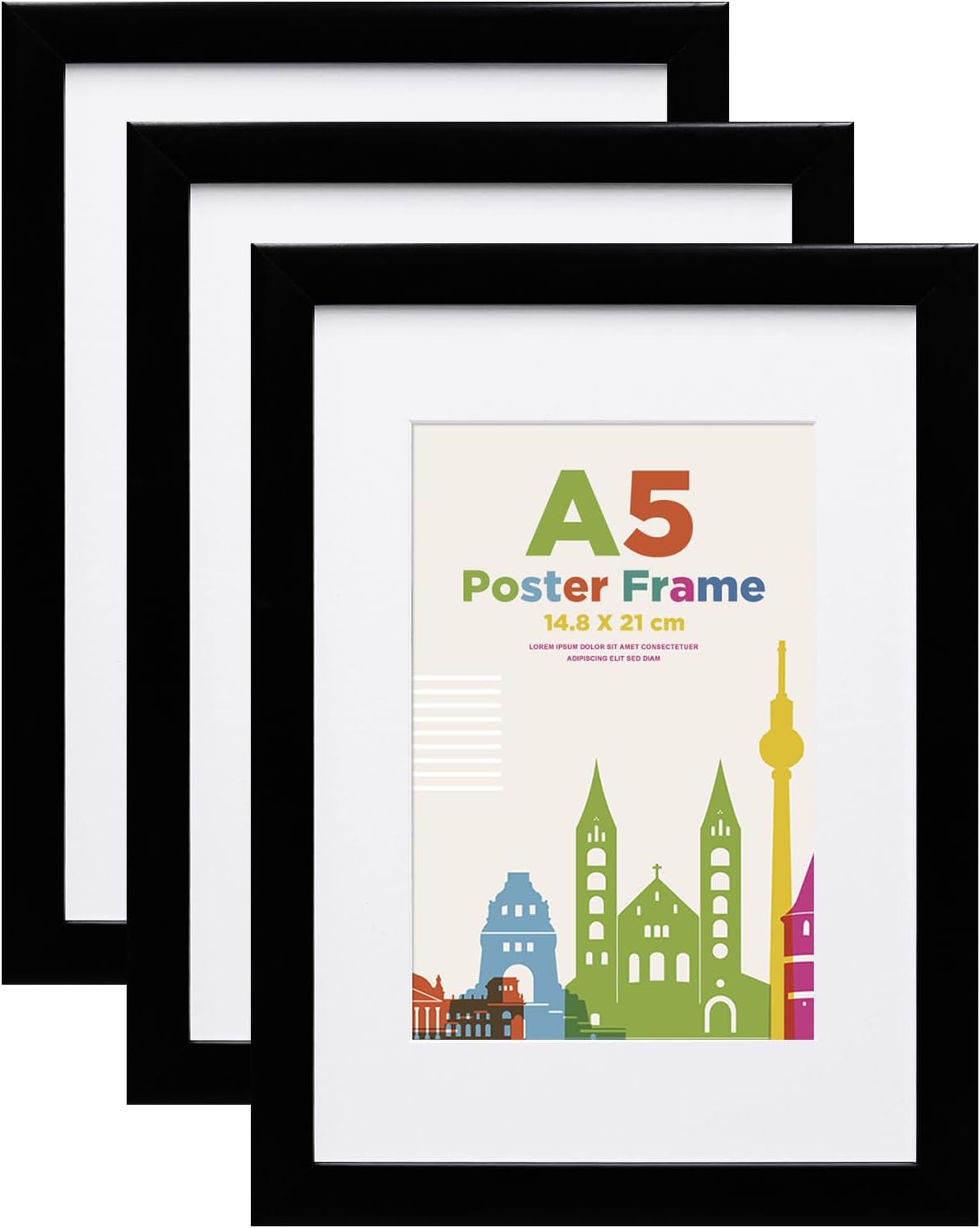 Thumbnail 6 de 40x60 Wooden Picture Frames with Clear Plexiglass (2 Pack)