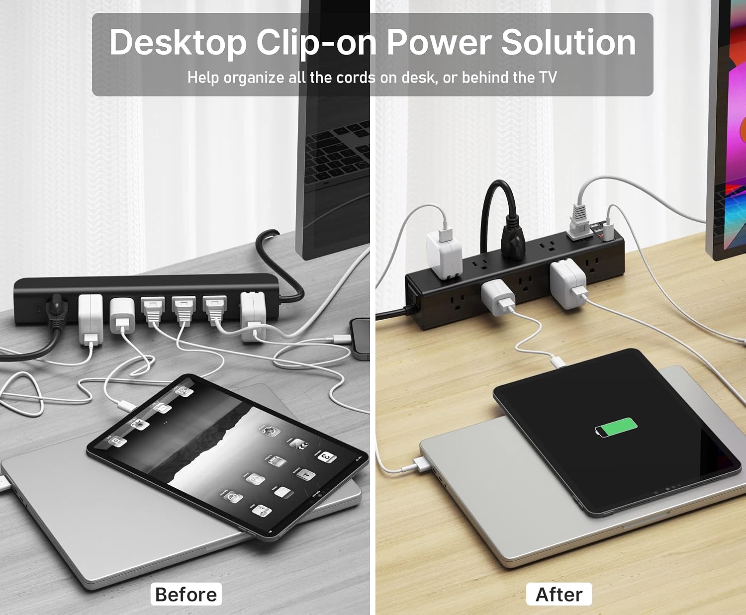 Detalle 1 de CCCEI Clamp-On Power Strip with 15 Outlets