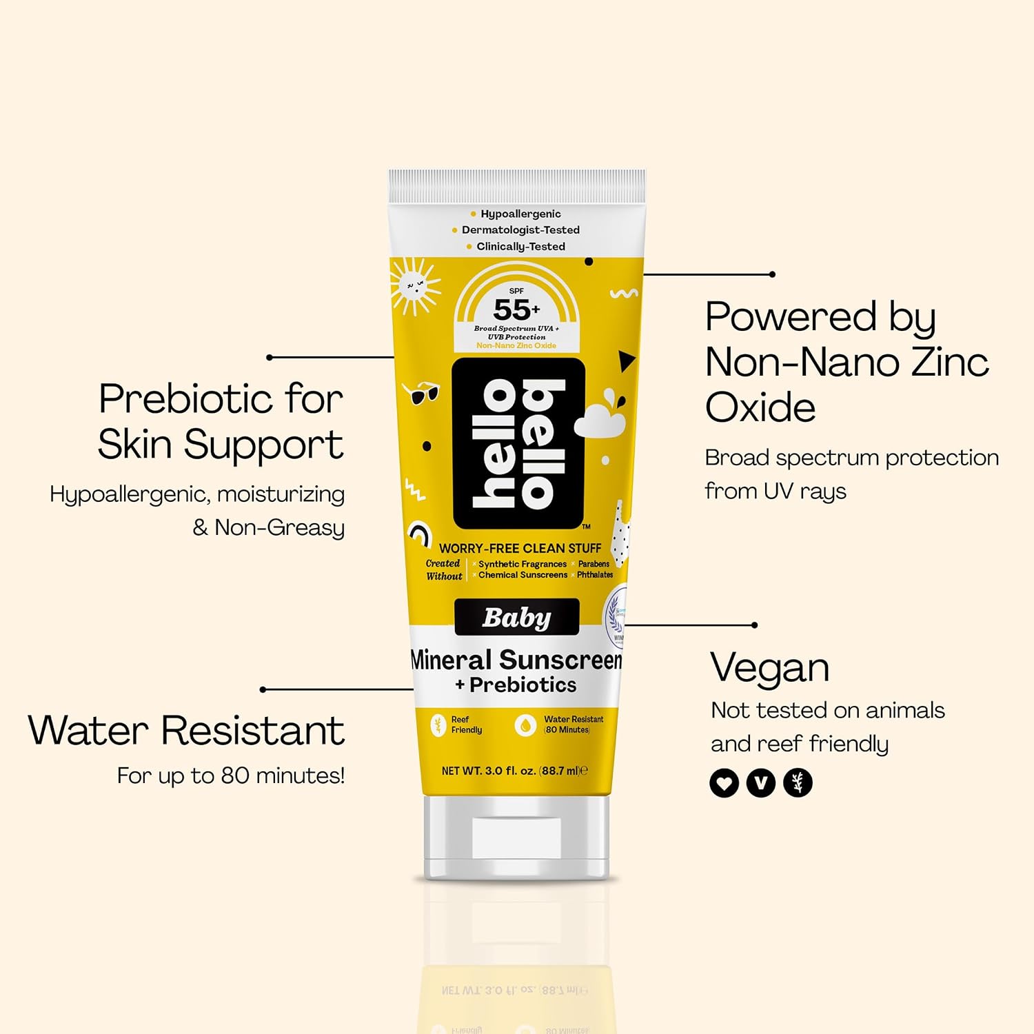 Thumbnail 6 de Hello Bello SPF 55 Sunscreen 3 fl oz