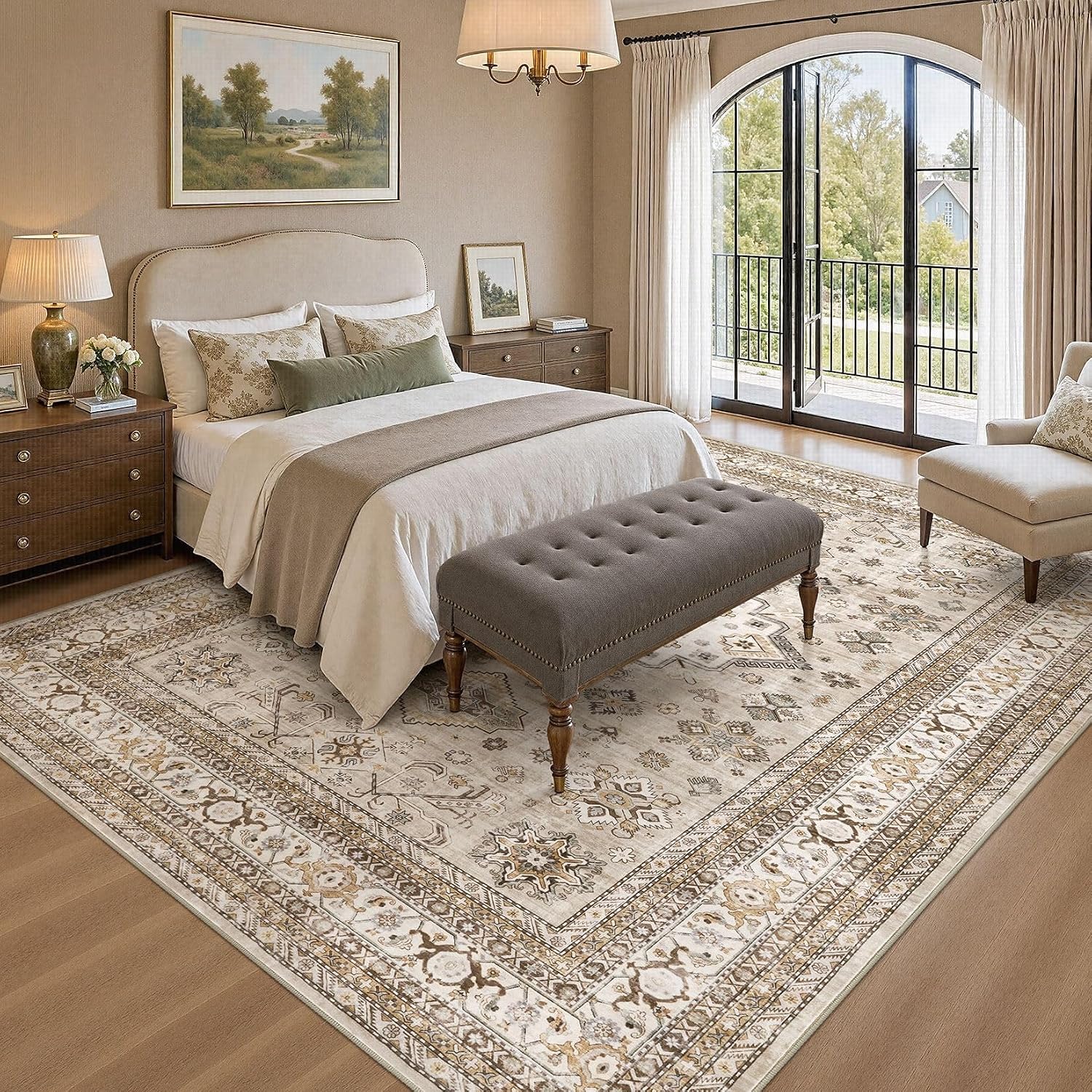 Thumbnail 6 de Vintage Living Room Area Rug 9x12