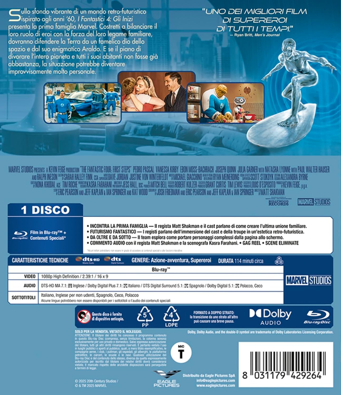 Detalle 2 de I Fantastici 4 – Gli Inizi (Blu-ray, Bd) in edizione italiana