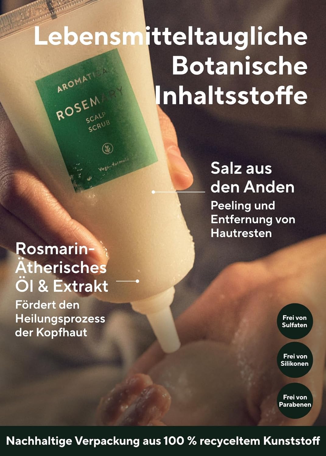 Detalle 2 de AROMATICA Rosmarin Kopfhaut Peeling 165 g