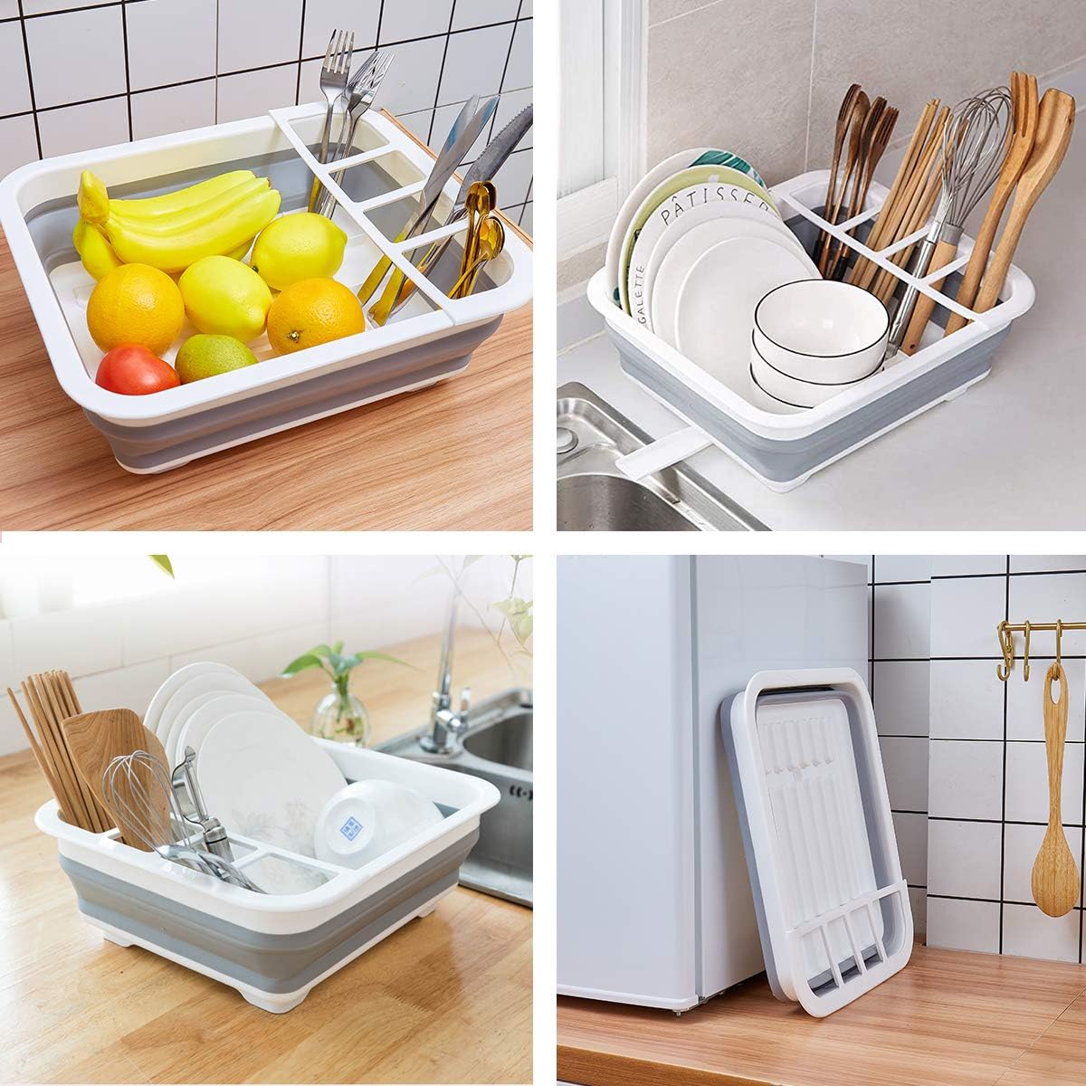 Thumbnail 1 de THANSTAR Collapsible Dish Drying Rack