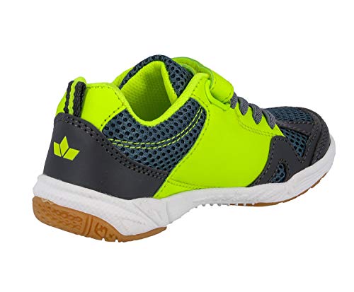 Detalle 2 de Lico Sport VS Unisex Hallenturnschuh – Anthrazit/Lemon, Größe 34 EU