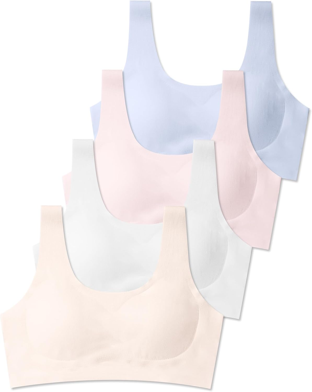 Detalle de SALIA GIRL Seamless Training Bras for Girls 10-16, Removable Padding