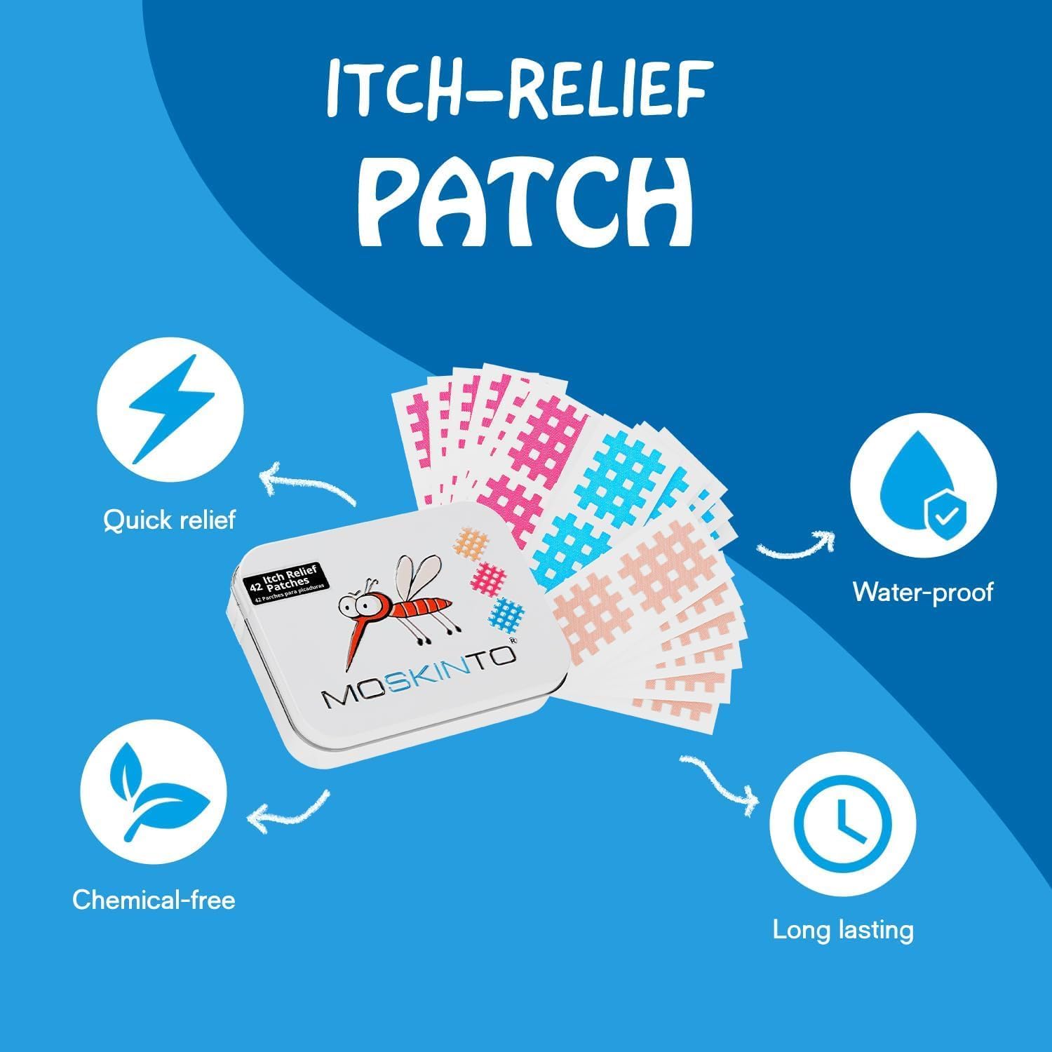 Thumbnail 2 de Moskinto The Original Itch Relief Patch: Instant, Drug-Free Relief for Mosquito Bites