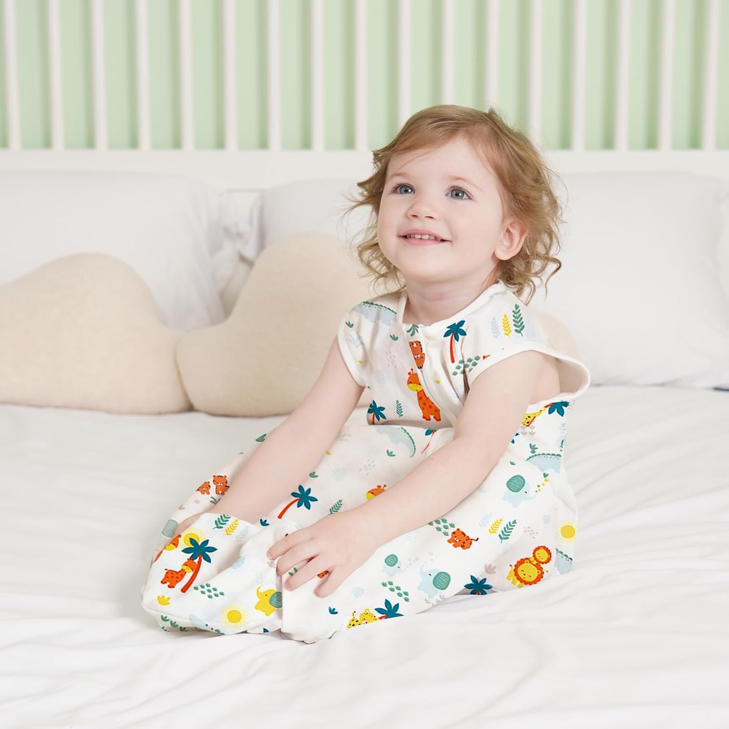 Detalle de TOGOU2S Baby Sleeping Bag 2 Pcs – 0.5 tog, 18-36 Months, 100% Cotton