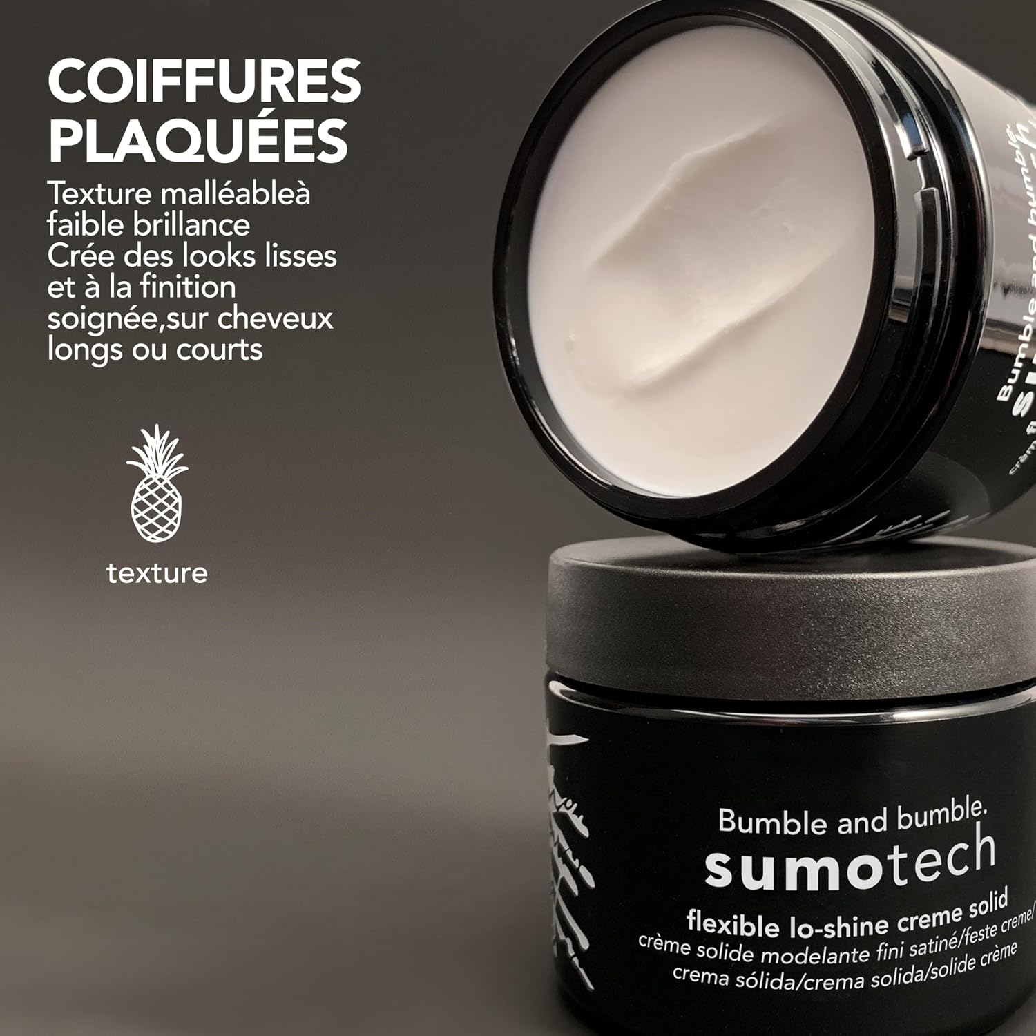 Thumbnail 6 de Bumble and bumble SumoTech Sumo Tech Flexible Lo-Shine Creme Solid (pâte de modelage) 50 ml