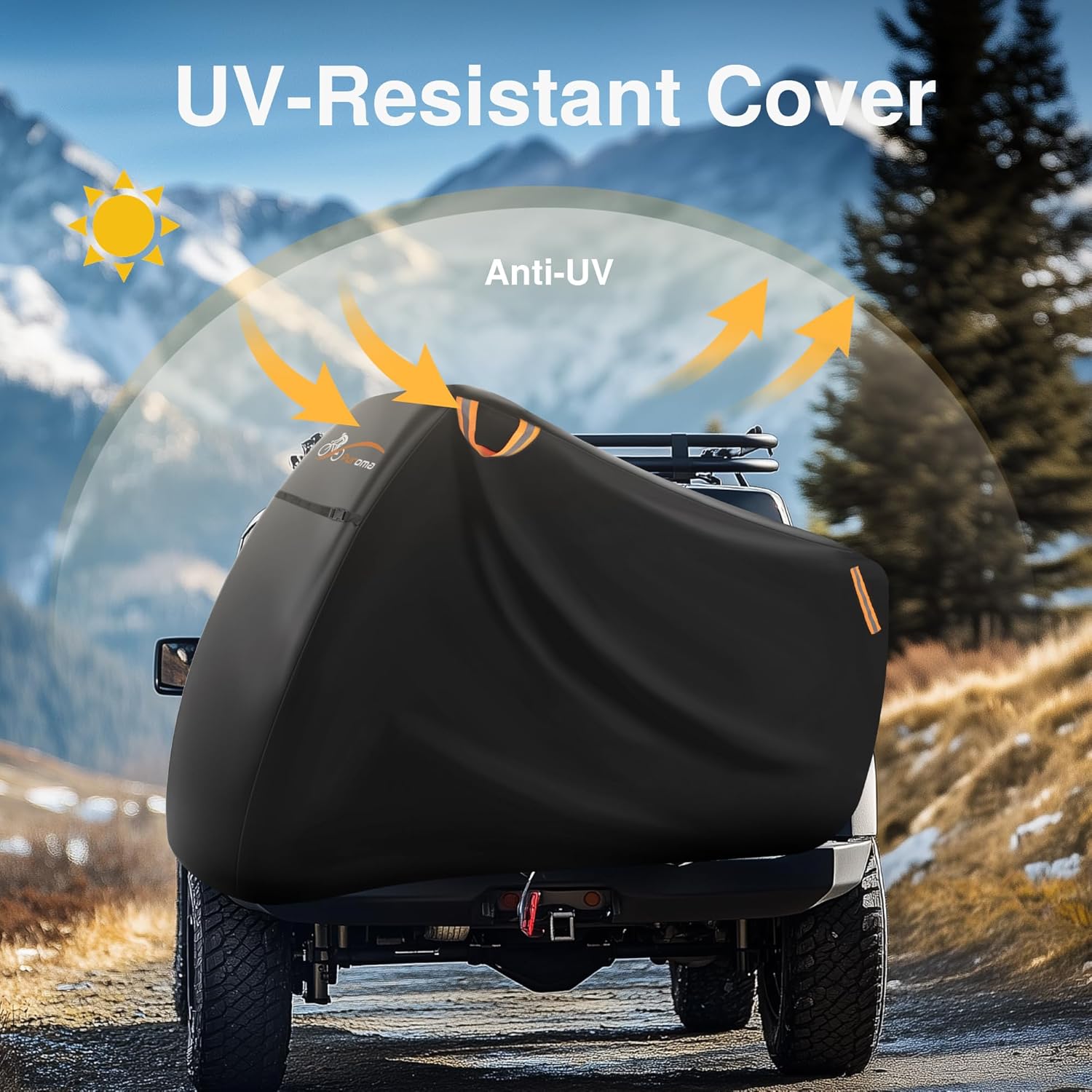 Thumbnail 4 de Puroma Bike Cover 600D Waterproof for 2 Bikes