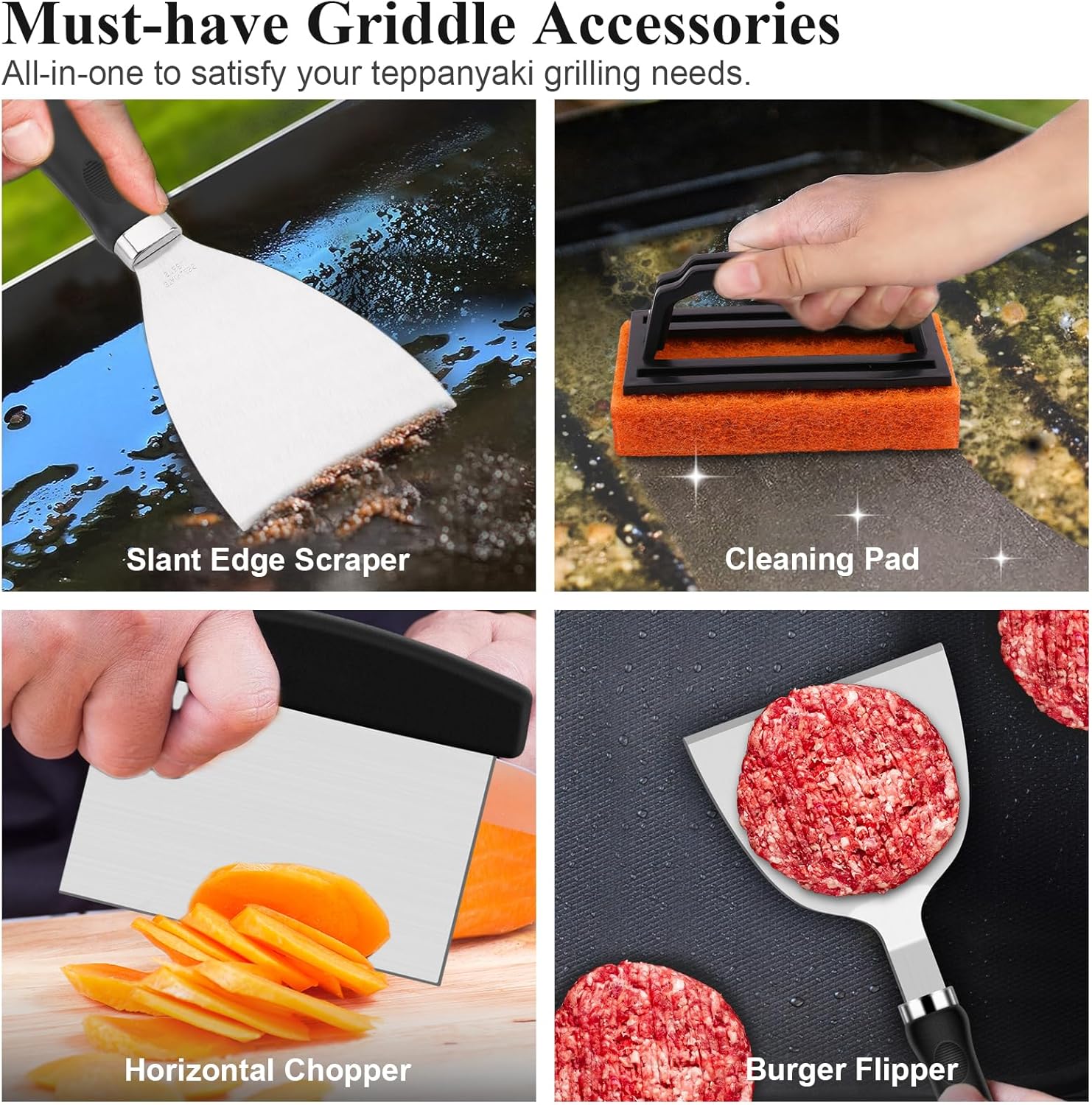 Thumbnail 5 de Grilliance 27pc Griddle Accessories Kit 🍖