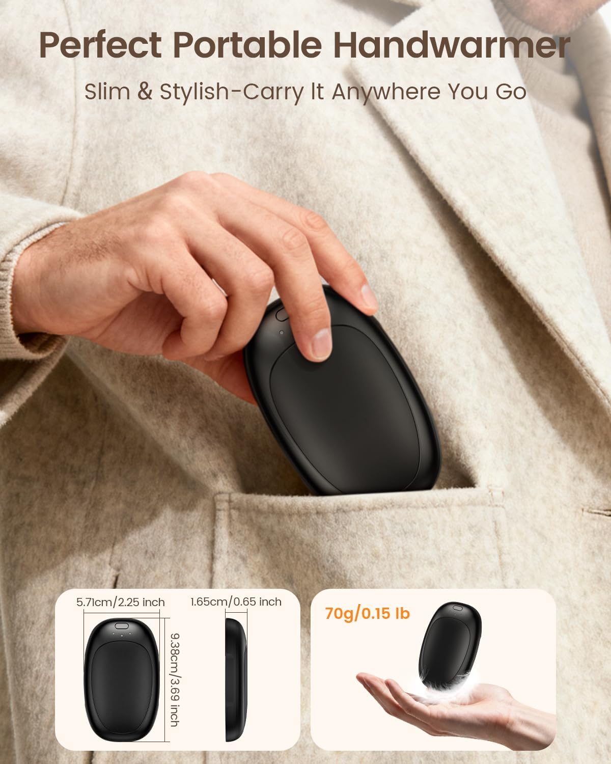 Thumbnail 5 de gabless Hand Warmers 2 Pack USB rechargeable hand warmer