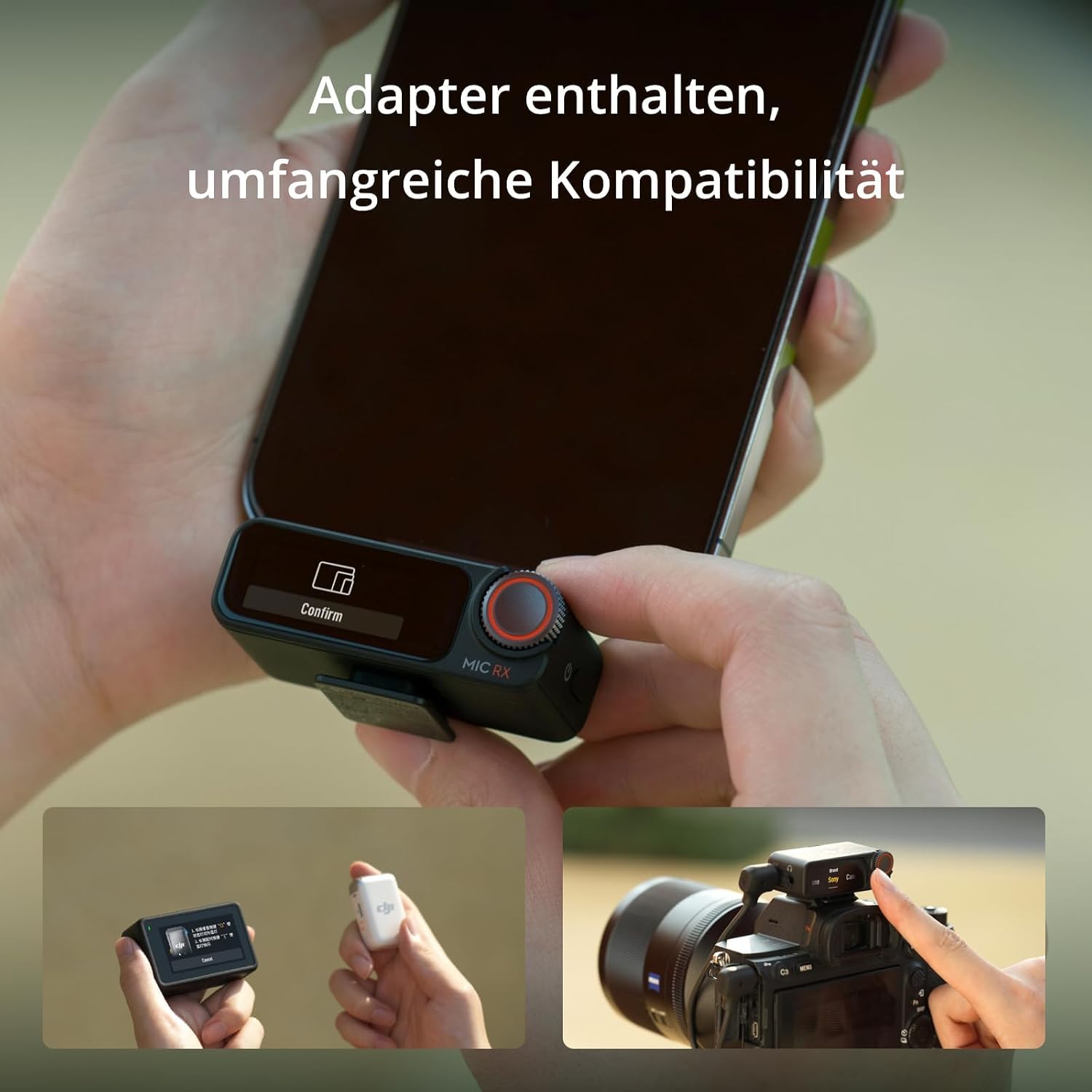 Thumbnail 5 de DJI Mic 2 kabelloses Mikrofon 250 m