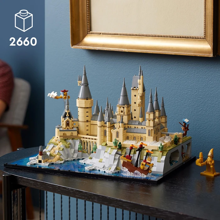 Detalle 2 de LEGO Harry Potter Schloss Hogwarts mit Schlossgelände 76419 – komplexes Bauprojekt für Fans