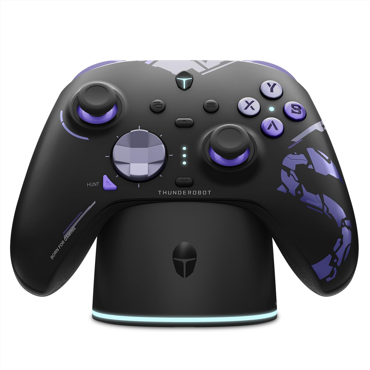 Thunderobot G80 Controller PC – RGB-Ladestation, Hall-Joystick & -Trigger, 6-Achsen-Sensor für Windows, Switch, iOS & Android