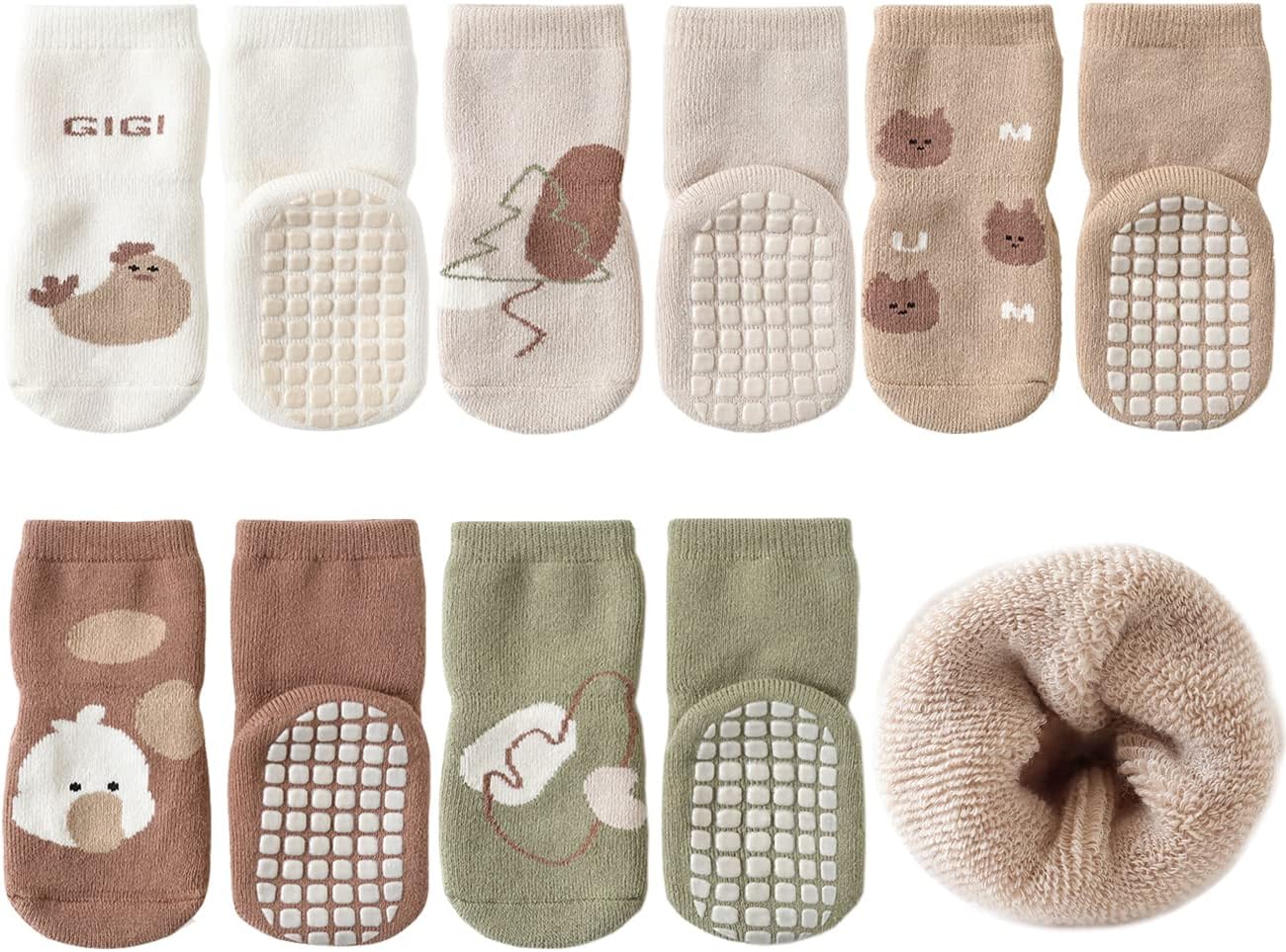 Detalle de Exemaba Baby Socks with Grips Winter
