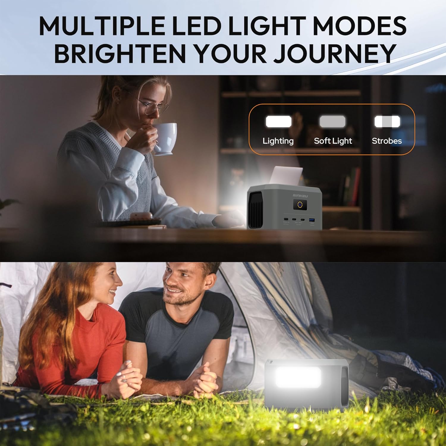 Thumbnail 6 de SinKeu Portable Power Station (96Wh, LiFePO4) – 100W Mini Solar Generator Power Bank