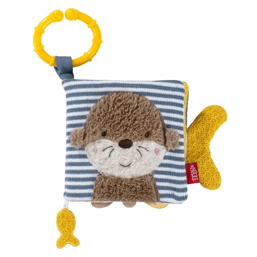 Fehn Stoffbuch Otter Theo – Fühlbuch mit Tier-Motiven zum Greifen