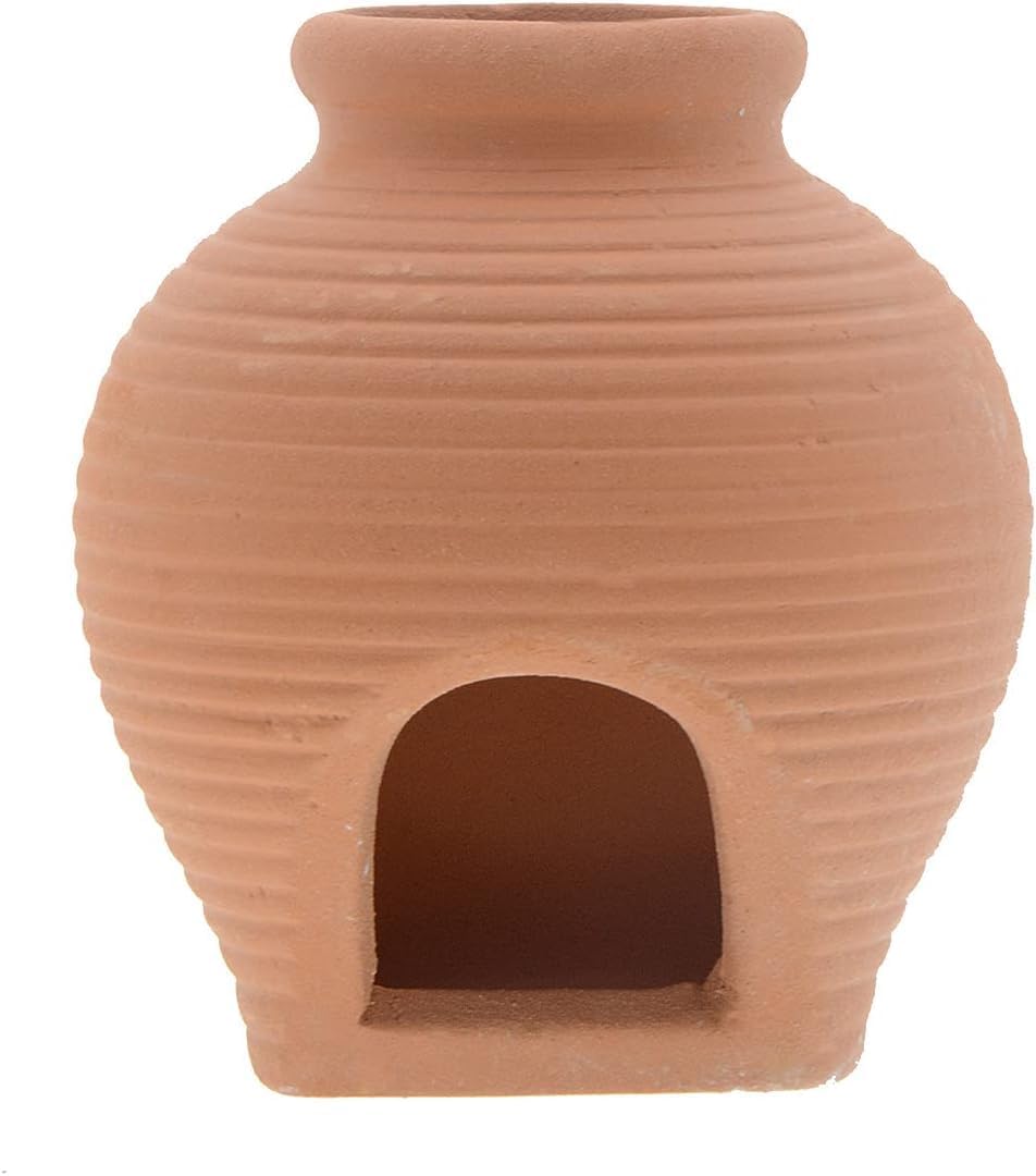 Uotyle Ceramic Betta Breeding Cave — Small Aquarium Hideout for Betta, Shrimp, and More