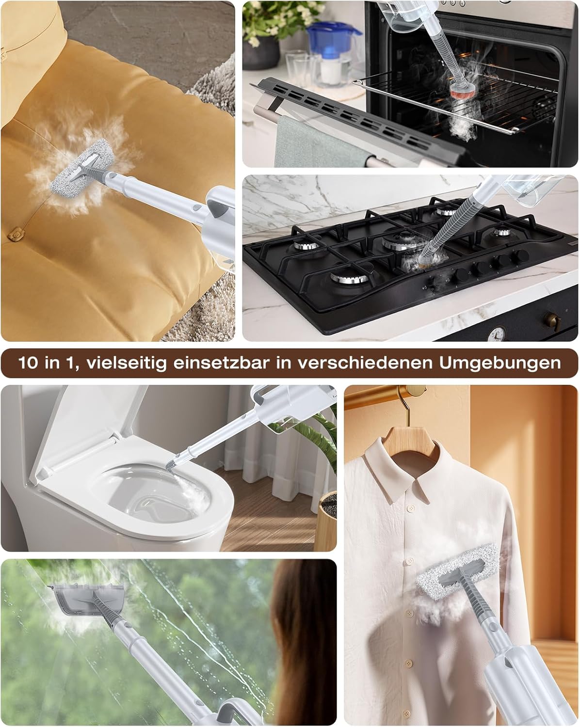 Detalle 2 de LABIGO 10-in-1 Dampfreiniger