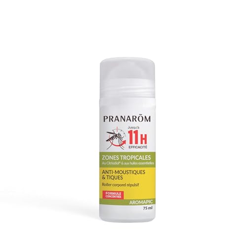 Detalle de Pranarôm Aromapic Roller Anti-Moustiques et Tiques Zones Tropicales – 75 ml