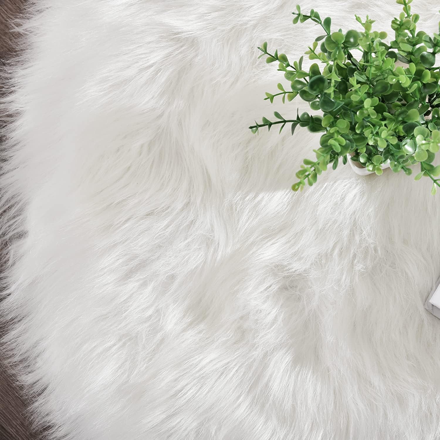 Thumbnail 6 de Latepis Area Rugs 6x9 Faux Fur Sheepskin Rug