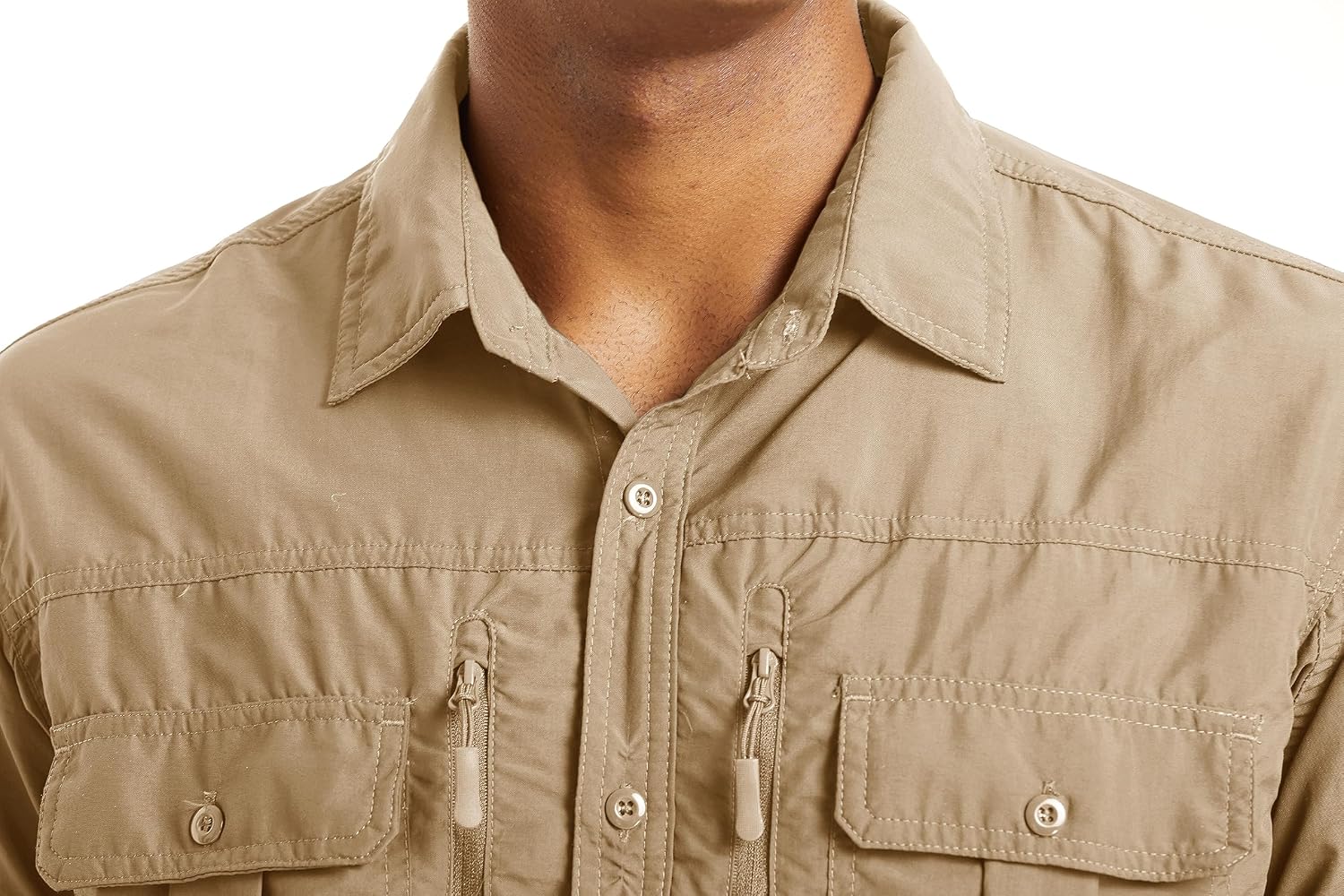Thumbnail 5 de MAGCOMSEN Men’s UPF 50+ Sun Protection Long Sleeve Shirt for Hiking, Fishing, Safari