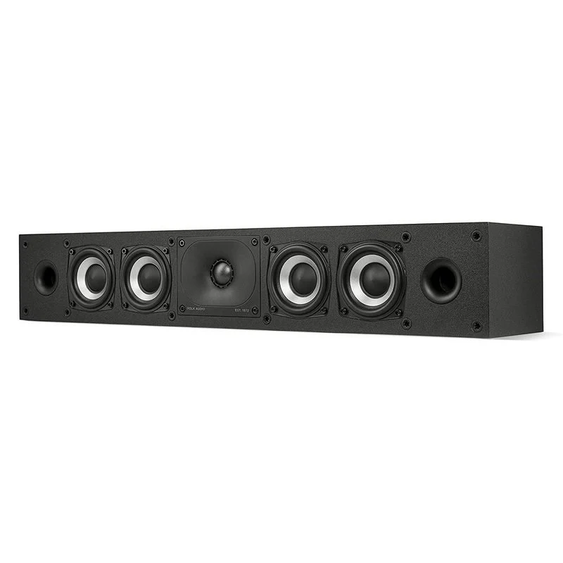 Detalle de Polk Monitor XT35 altavoz central Hi‑Fi negro