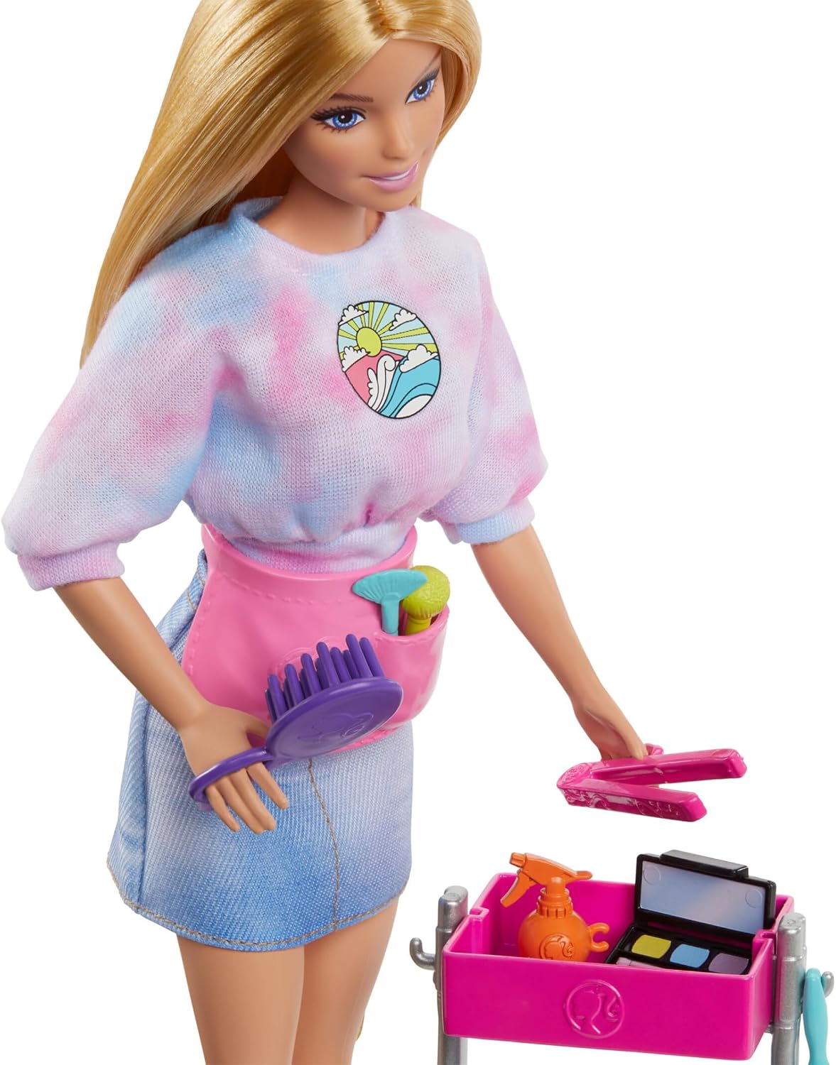 Thumbnail 4 de Barbie Malibu Estilista con 14 accesorios